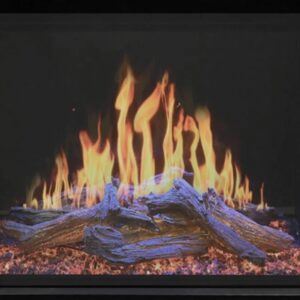 closeup photo of modern flames orion traditional 42" electric fireplace at a fireplace showroom in mesa arizona -The Fire Place